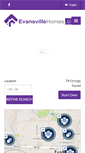 Mobile Screenshot of evansvillehomes.com